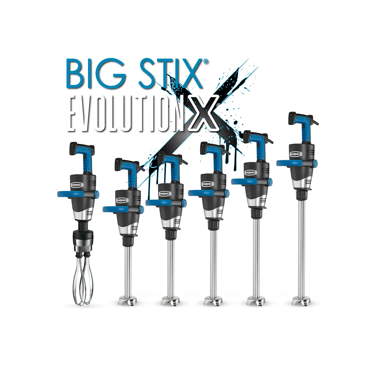 Waring WSB550X Big Stix® Evolutionx® Heavy-Duty Immersion Blender
