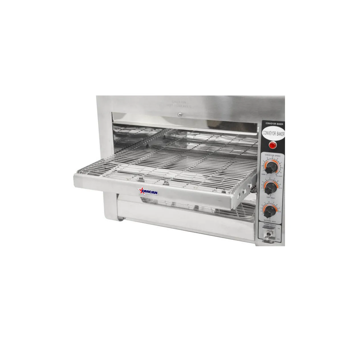 Omcan USA 11387 Single Deck Countertop Electric Conveyor Oven, 240V