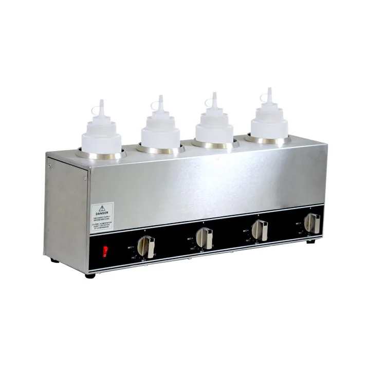 Omcan USA 44180 (Fw-Cn-1604) Quadruple Bottle Sauce Warmer, Countertop