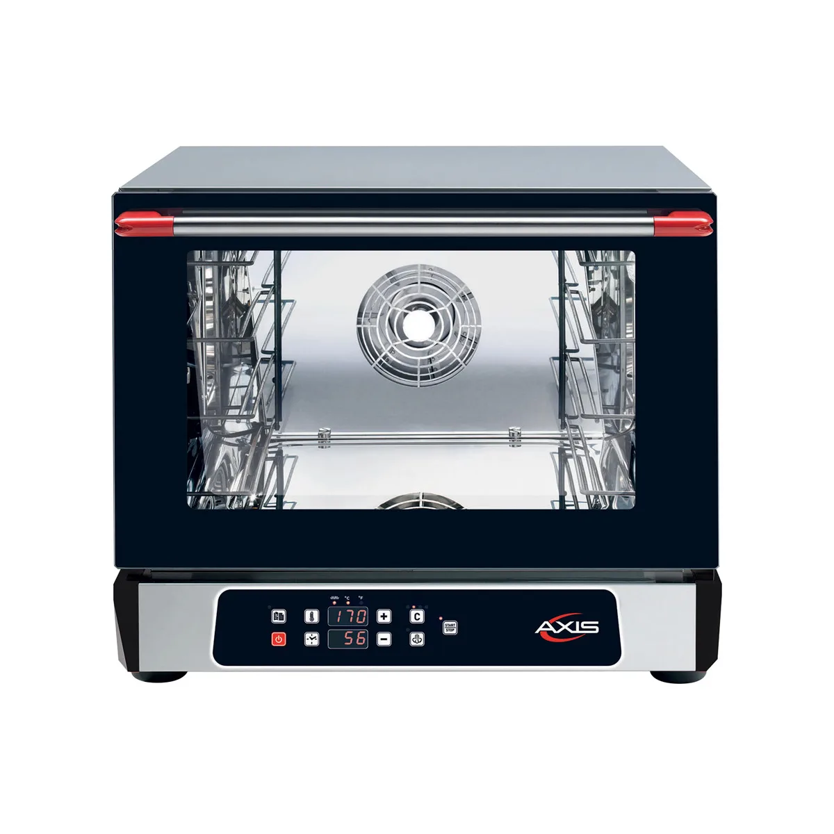 Axis AX-513RHD Single Deck Half Size Electric Convection Oven with Programmable Controls
