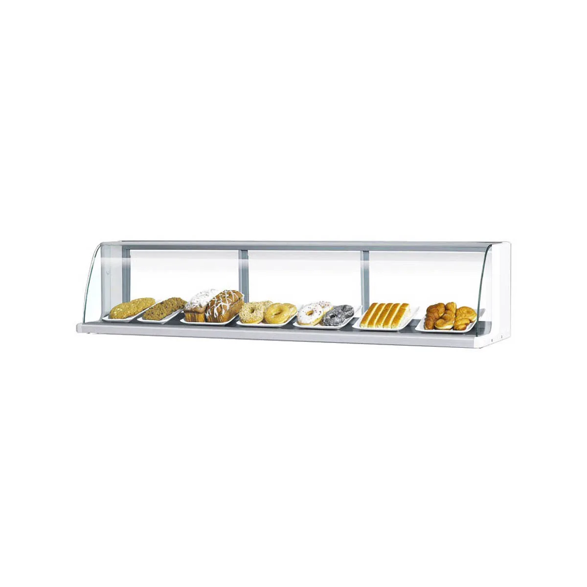 Turbo Air TOMD-60LW(B) 63" Full Service Non-Refrigerated Countertop Display Case