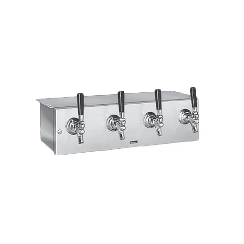 Perlick 4060A3B Space Saver Draft Beer Dispensing Tower, 3 Faucets