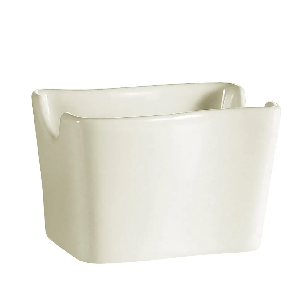CAC China SOH-HSP - Soho Sugar Packet Holder, 3.5" L x 2.5" W x 2.25" H Ceramic, White - 1 Dozen