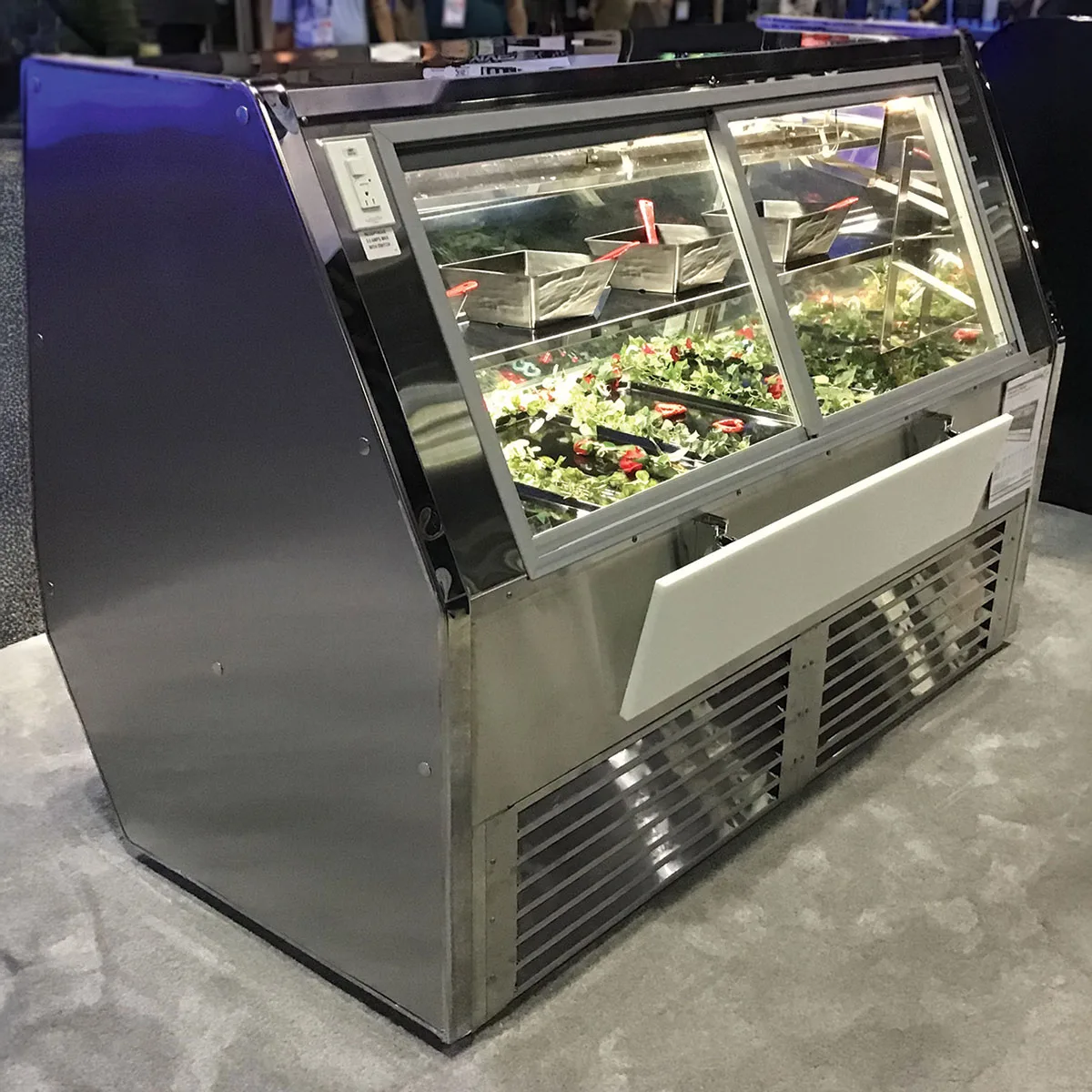 Howard-McCray R-CDS40E-4-S-LED 53" Flat Refrigerated Deli Display Case