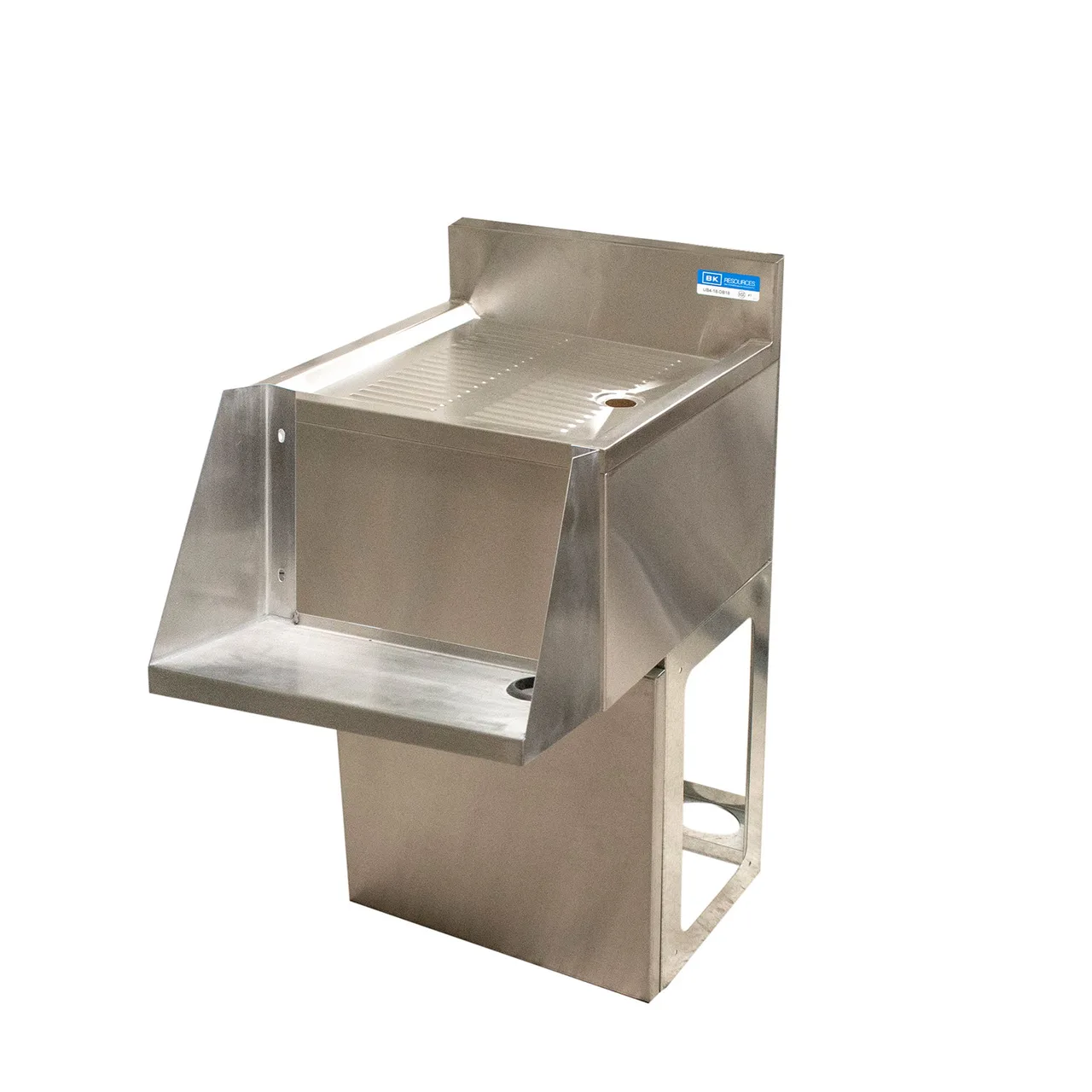 BK Resources UBB-21-BDMX18 Underbar Blender Station with Drainboard
