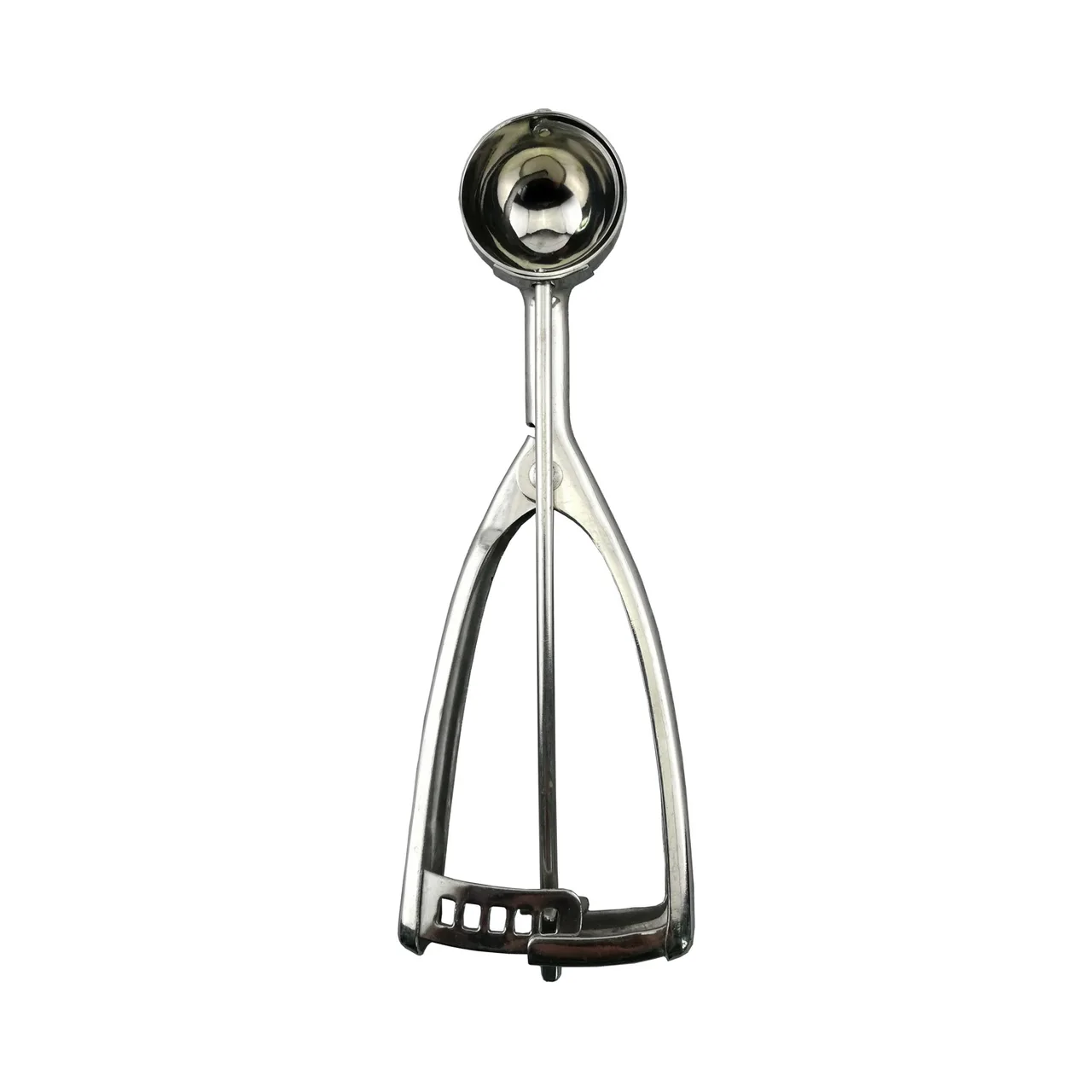 CAC China SICD-70S Squeeze Disher, #70, 0.48 oz., Ambidextrous, Stainless Steel Scoop