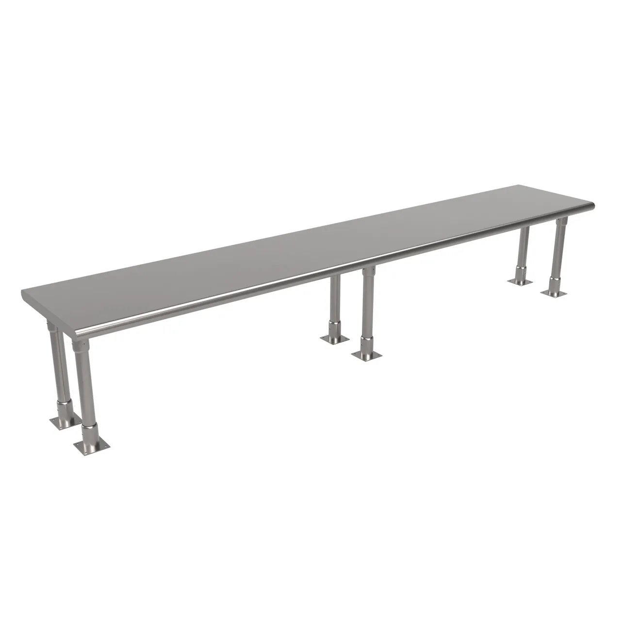 BK Resources BK-OSS-1896BN Single Overshelf, Table Mount, 96"W X 18"D