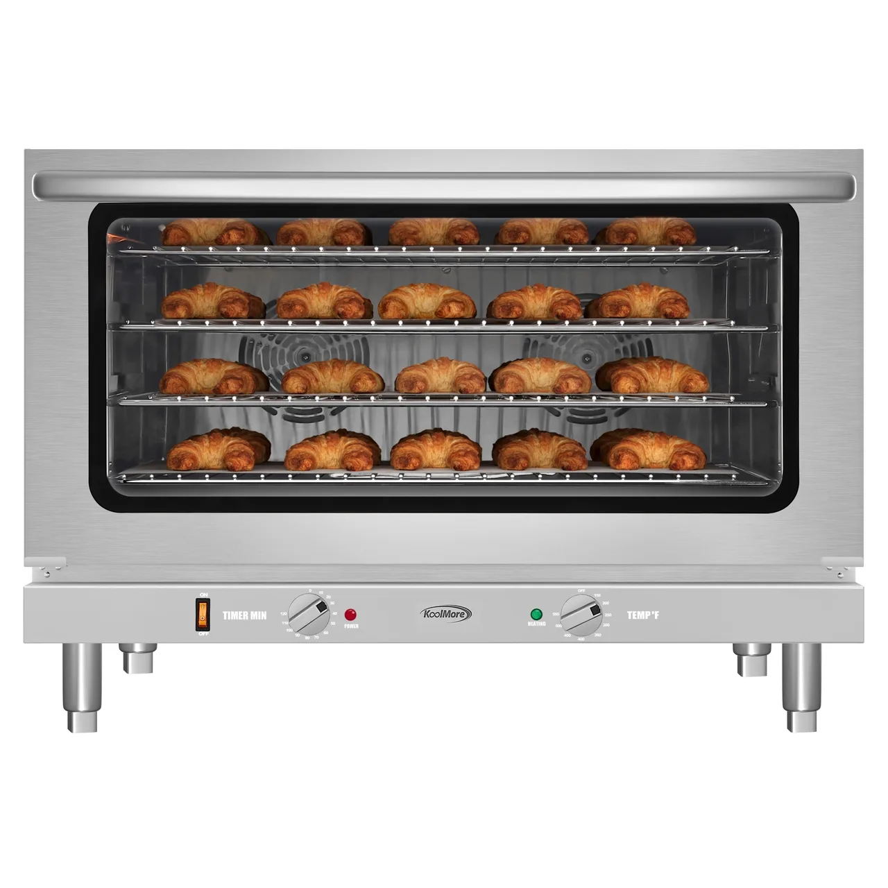 Koolmore KM-CTCO-44 32" Countertop Full Size Electric Convection Oven w/ (4) Rack Pans, 240V