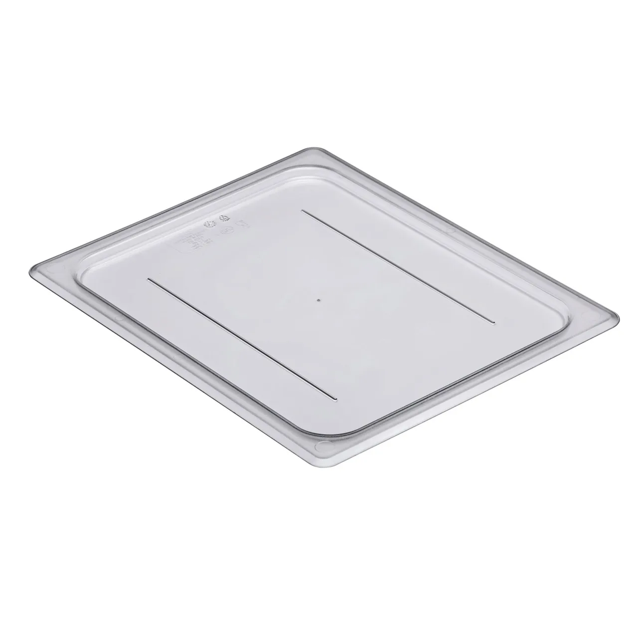 Cambro 20CWC135 Food Pan Cover – 1/2‑Size Flat Lid, Clear Polycarbonate, NSF, 12″ × 12″