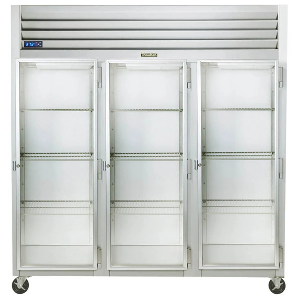 Traulsen G32012-032 76" Reach-In Refrigerator w/ 3 Glass Doors (hinged right/right/right), Top Mount, 70.67 cu. ft.