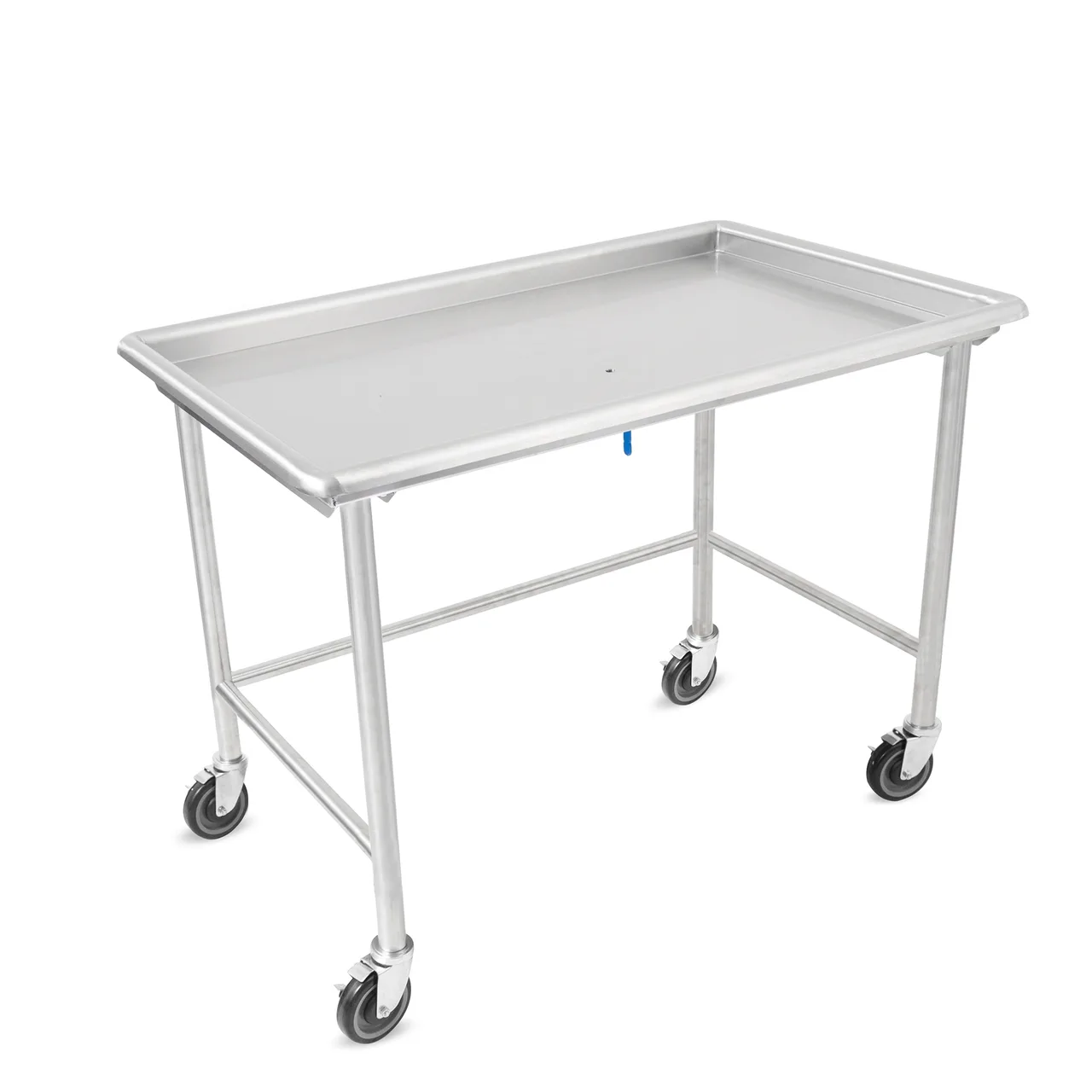 John Boos DST6-3061SBW-C 60" Dishtable Sorting Table w/ 2-1/4" Raised Edge, 5" Casters