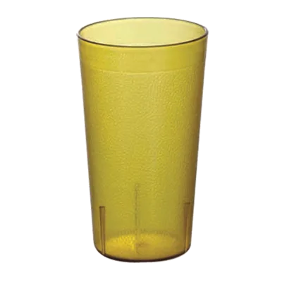 Omcan USA 80326 Pebbled Tumbler, 5 oz., Amber, BPA Free, Textured, Plastic