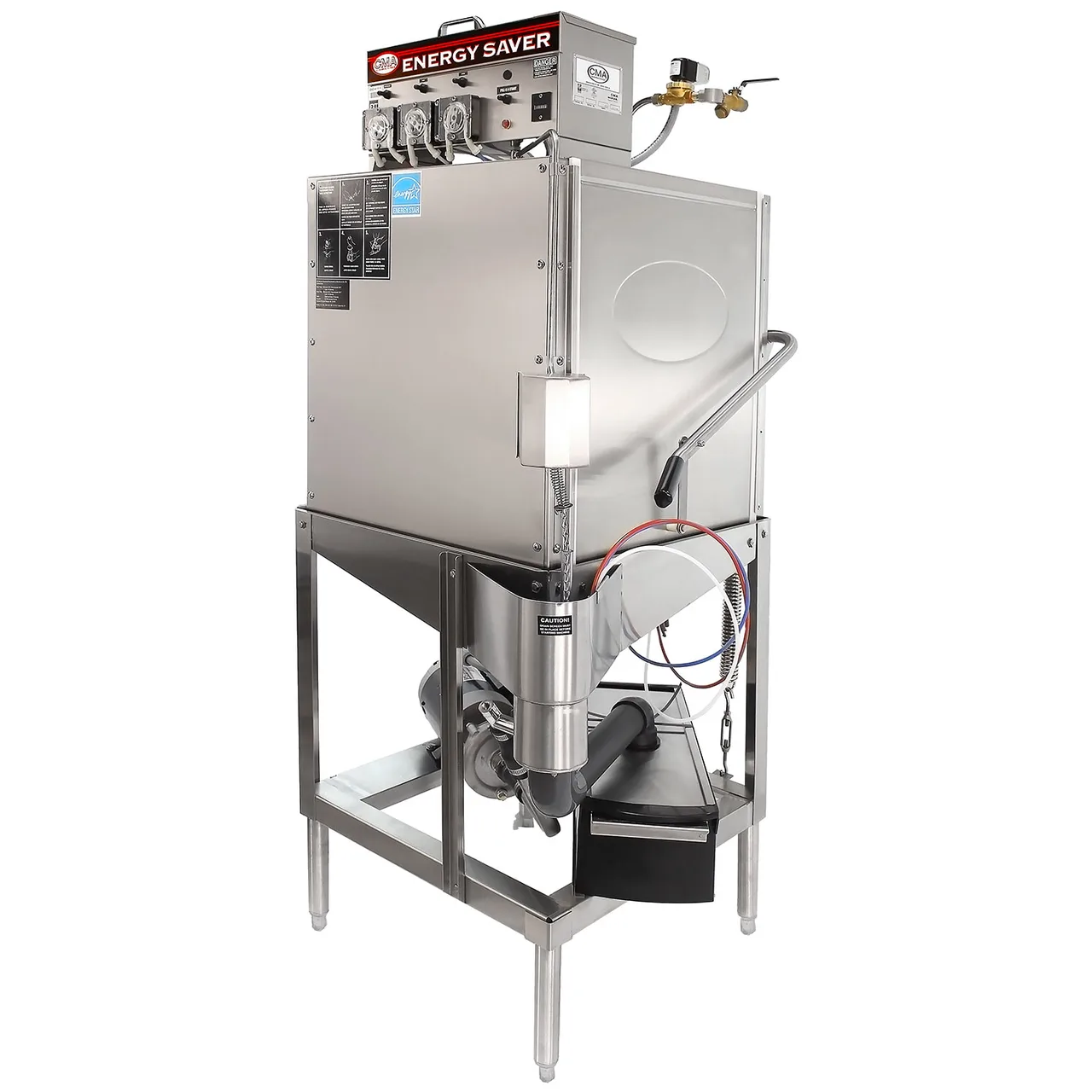 CMA Dishmachines E-AH-EXT Door Type Dishwasher, Low‑Temp - 40 Racks/Hour