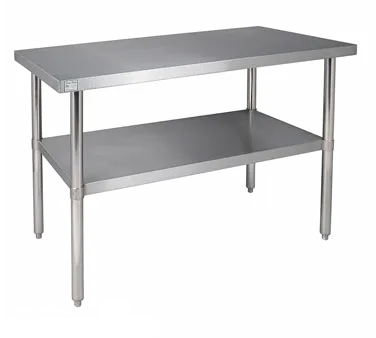 Klinger's Trading SG2496 Stainless Steel Top 85" - 96" Work Table
