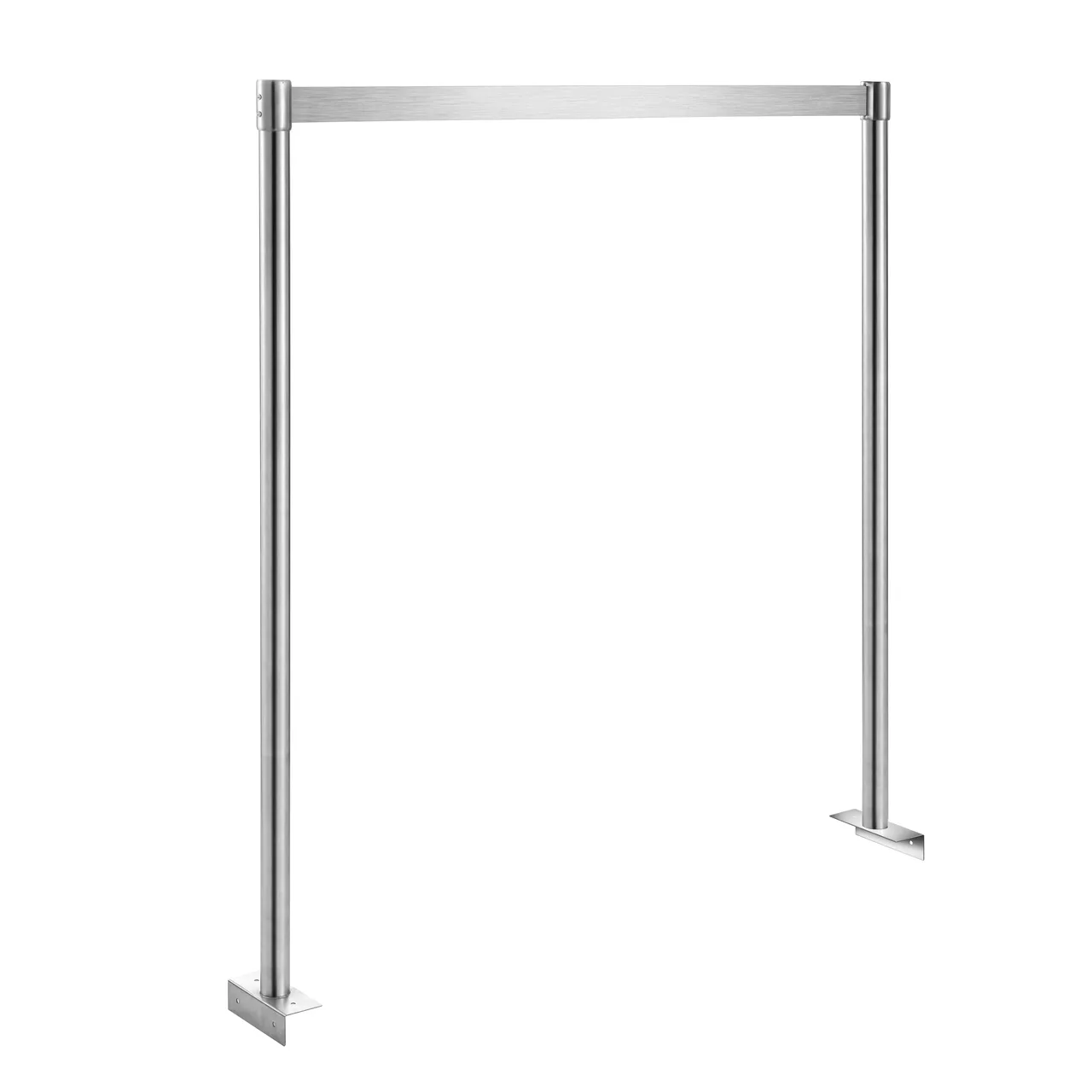 Klinger's Trading TMP-72, 72" Stainless Steel Single Bar Adjustable Table Mounted Pot Rack