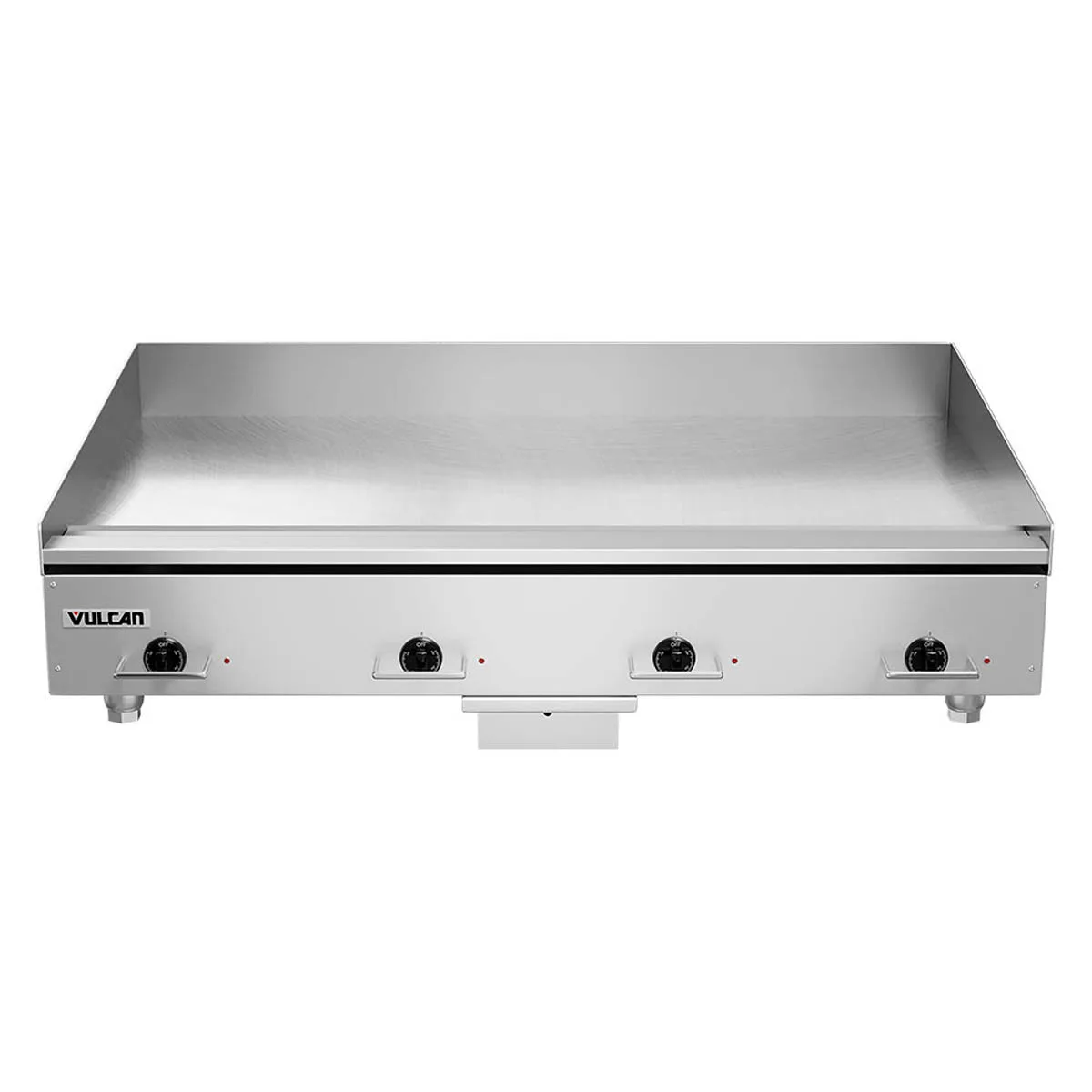 Vulcan HEG48E 48" Countertop Electric Griddle with 48" x 24" Surface, 1/2" Steel Plate, Thermostatic Controls