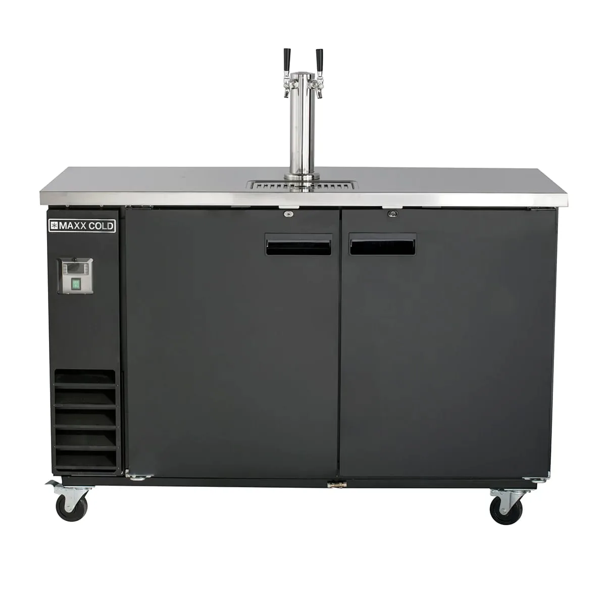 Maxx Cold MXBD48-1BHC 47" Draft Beer Cooler w/ 2 Kegs, 10.5 cu. ft., 1 Dual-Tap Tower
