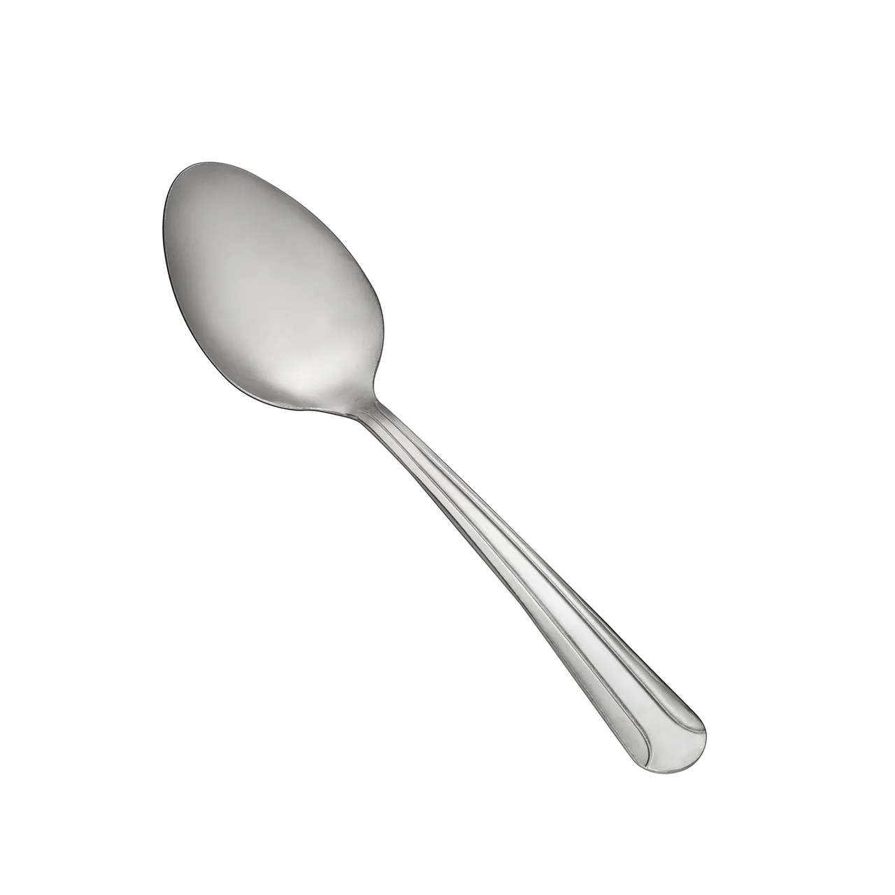 CAC China 1001-03 Dominion Dinner Spoon, 7" Length, Medium Weight, 18/0 Stainless Steel - 1 Dozen