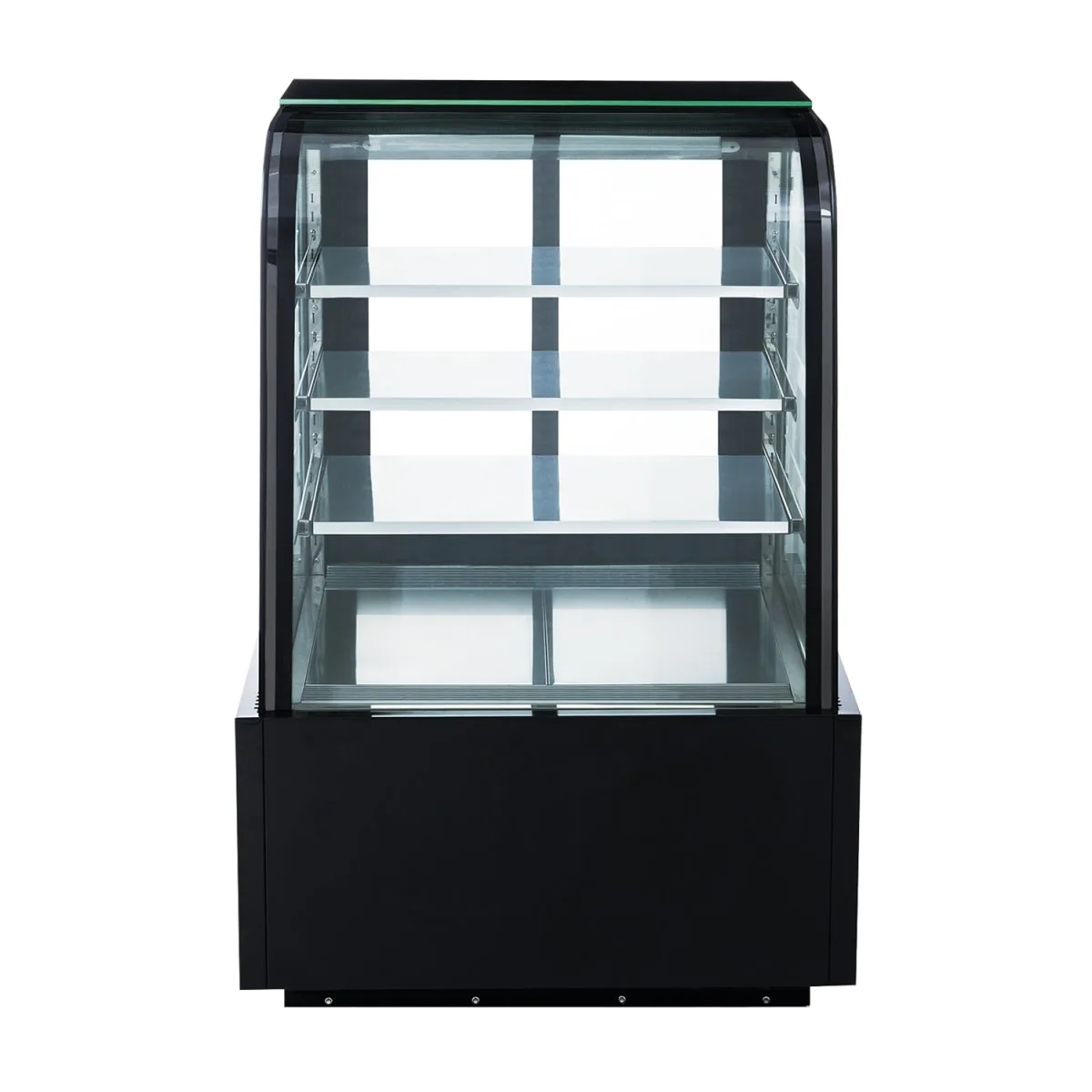 Dukers DDM60R-CB 60" Full Service Bakery Case w/ Curved Glass - (4) Levels, 115v