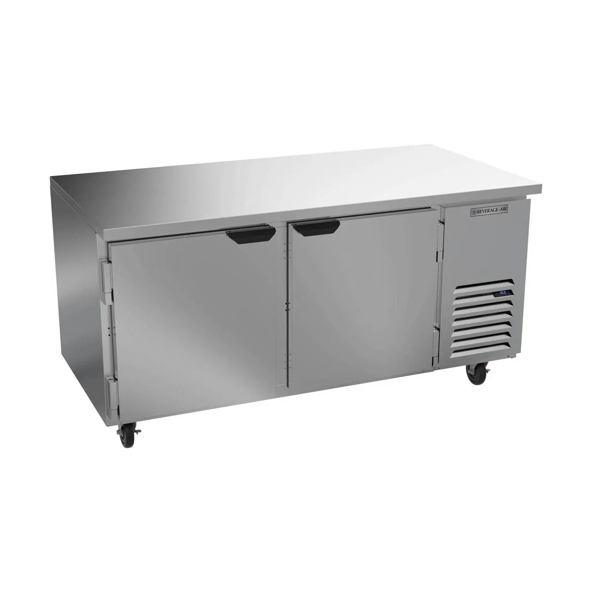 Beverage Air UCF67AHC 67" 2-Section Undercounter Freezer w/ 2 Doors, 20 cu. ft.