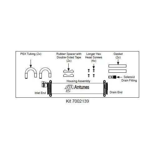 Antunes VZN ULTRAFILTER HOUSING KIT 7002139 the Vzn Ultrafilter Housing Retrofit Kit Is Designed For Vzn-421H