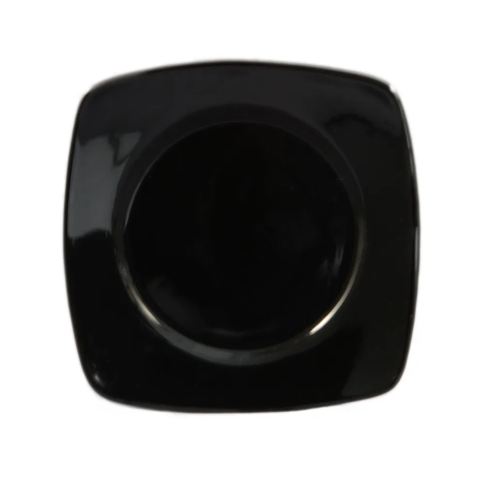 CAC China R-SQ21-BLK Clinton Plate 11-7/8" x 11-7/8" x 1-1/2" BlackCeramic Dishwasher Safe - Dozen