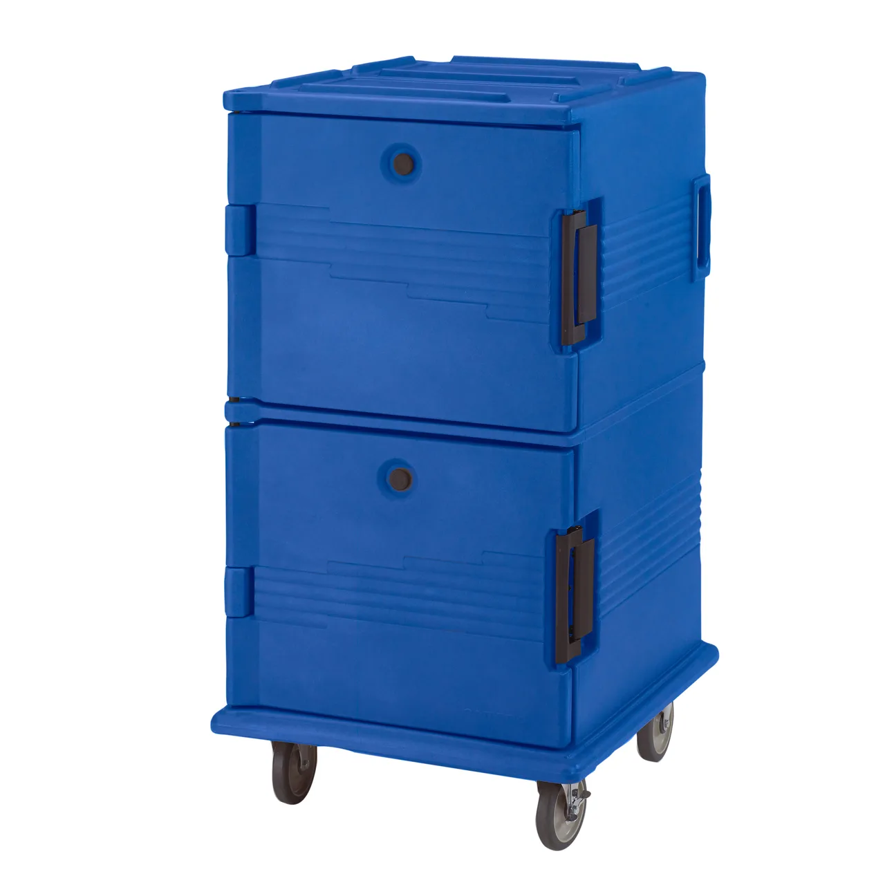 Cambro UPC1600SP186 Ultra Camcarts® Insulated Food Pan Carrier w/ Heavy Duty Casters, Navy Blue