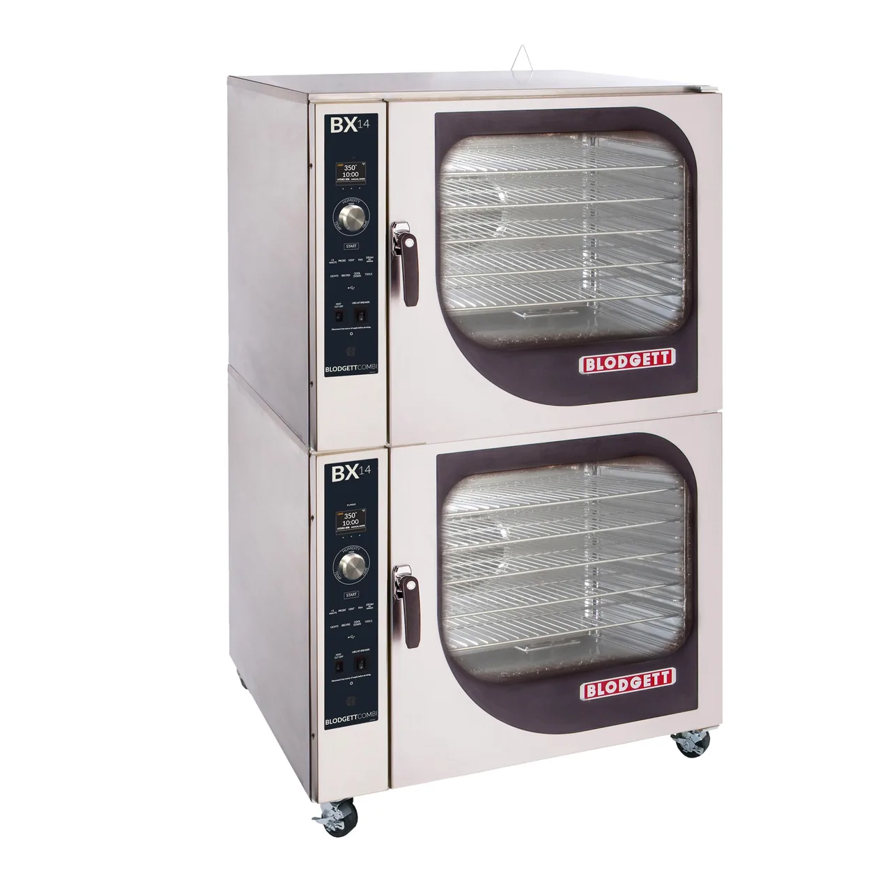 Blodgett BX-14E DBL Full Size Double Stacked 14 Pan Electric Combi Oven w/ Manual Controls, Boilerless, 38.0 kW