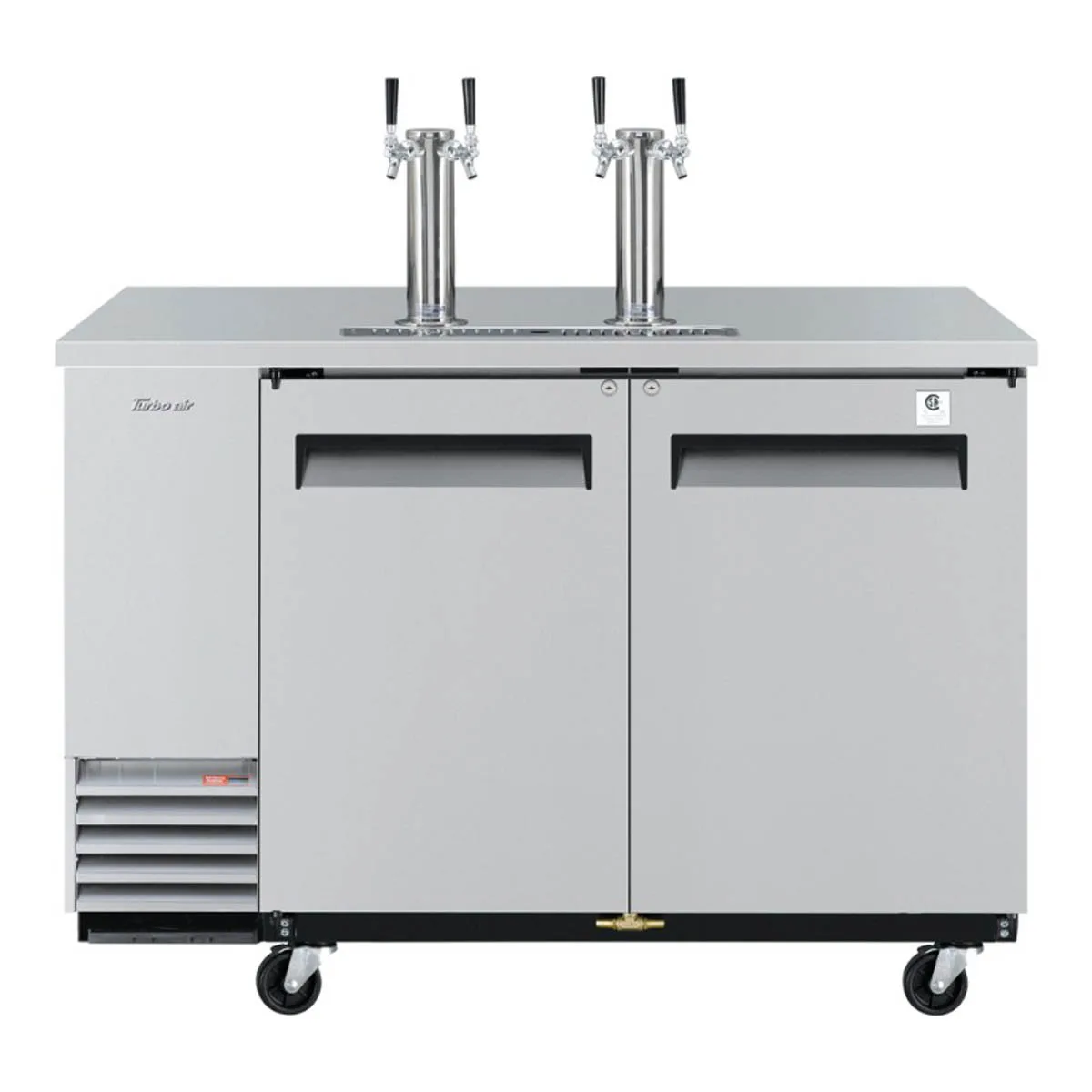 Turbo Air TBD-2SDD-N6 58" 2 Columns / Towers Super Deluxe Beer Dispenser