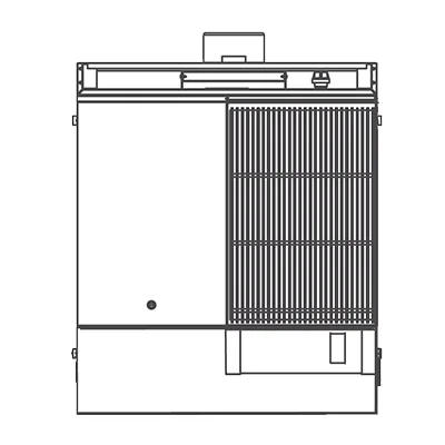 Southbend P32N-HC 32" Gas Heavy Duty Range w/ (1) Hot Top, 16" Charbroiler Right, Modular Base, 80.000 BTU