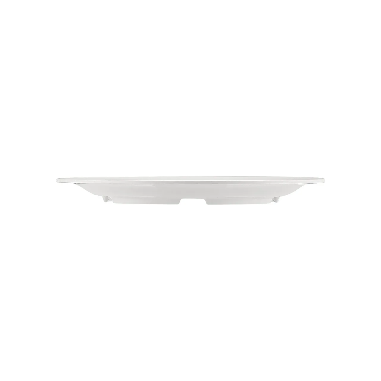 CAC China MLNC-7 Maxwell Plate, 6¼" Round Narrow Rim, White Melamine Dishwasher Safe - 1 Dozen