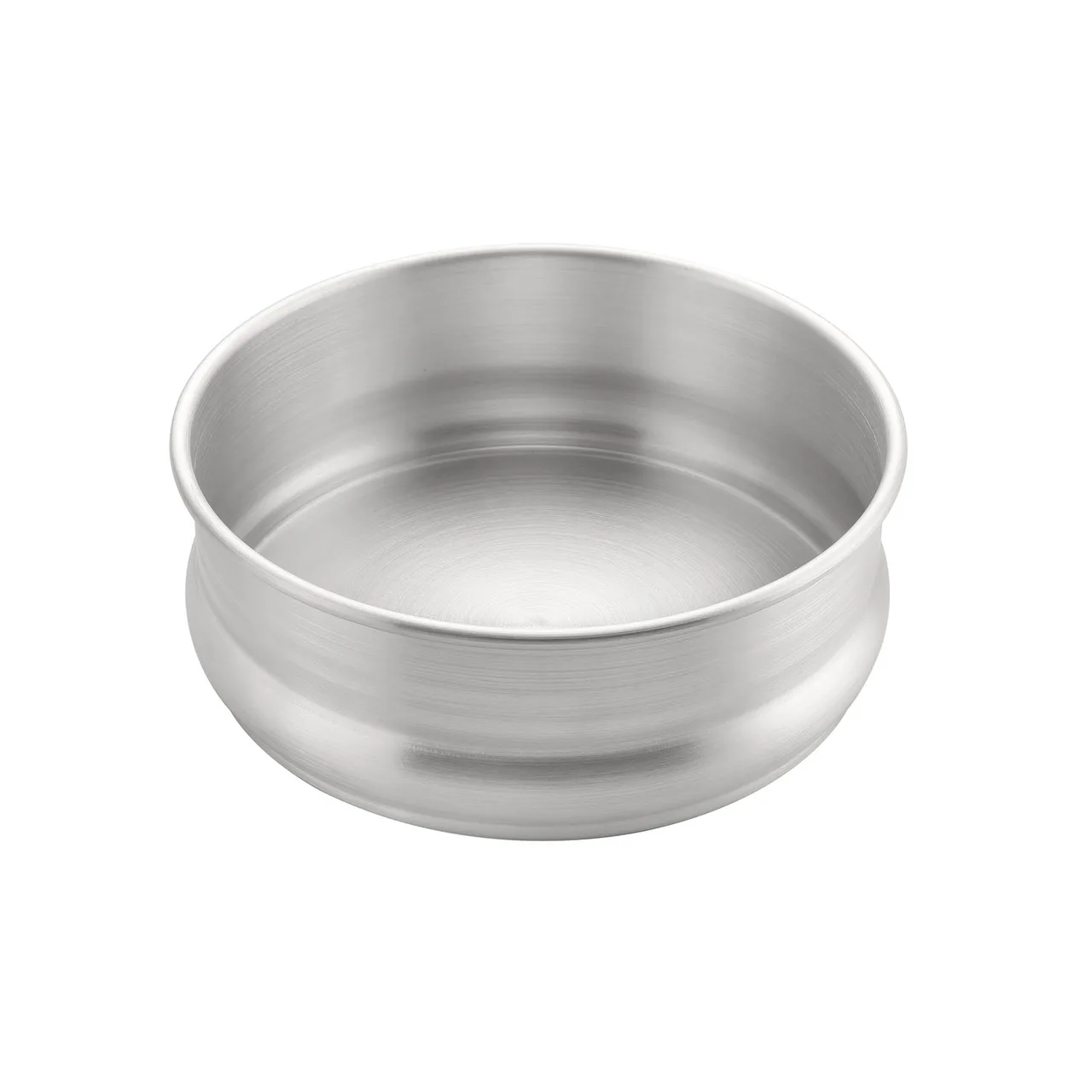 CAC China DBPA-9 Aluminum Dough Retarding Proofing Pan, 96 oz., 9" dia., Stackable