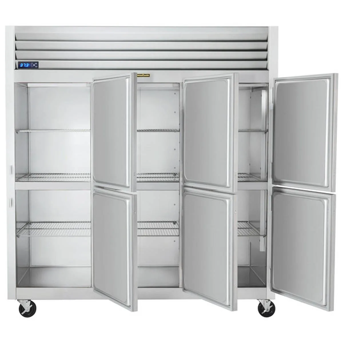 Traulsen G30012-032 76" Reach-In Refrigerator w/ 3 Solid Doors (hinged right/right/right), Top Mount, 69.3 cu. ft.