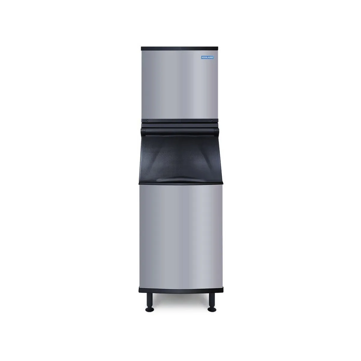Koolaire KYT0420A/K420 Air Cooled Half Cube 450 lb Ice Machine with Bin, 383 lb Storage