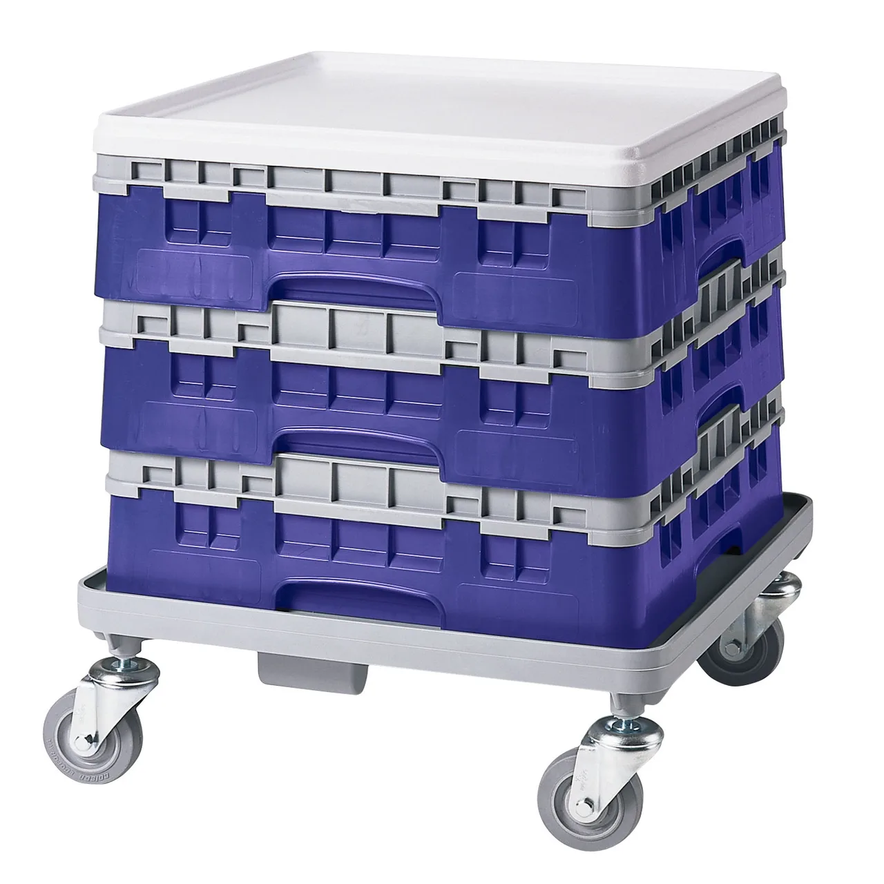 Cambro BR414186 Camrack Base Rack, Full Size, Navy Blue, Polypropylene, 19-3/4" x 19-3/4", 4-7/8" Inside Rack Height