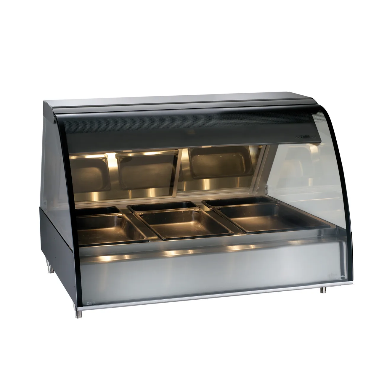 Alto-Shaam TY2-48-BLK 48" Full Service Countertop Halo Heat® Deli Display Case