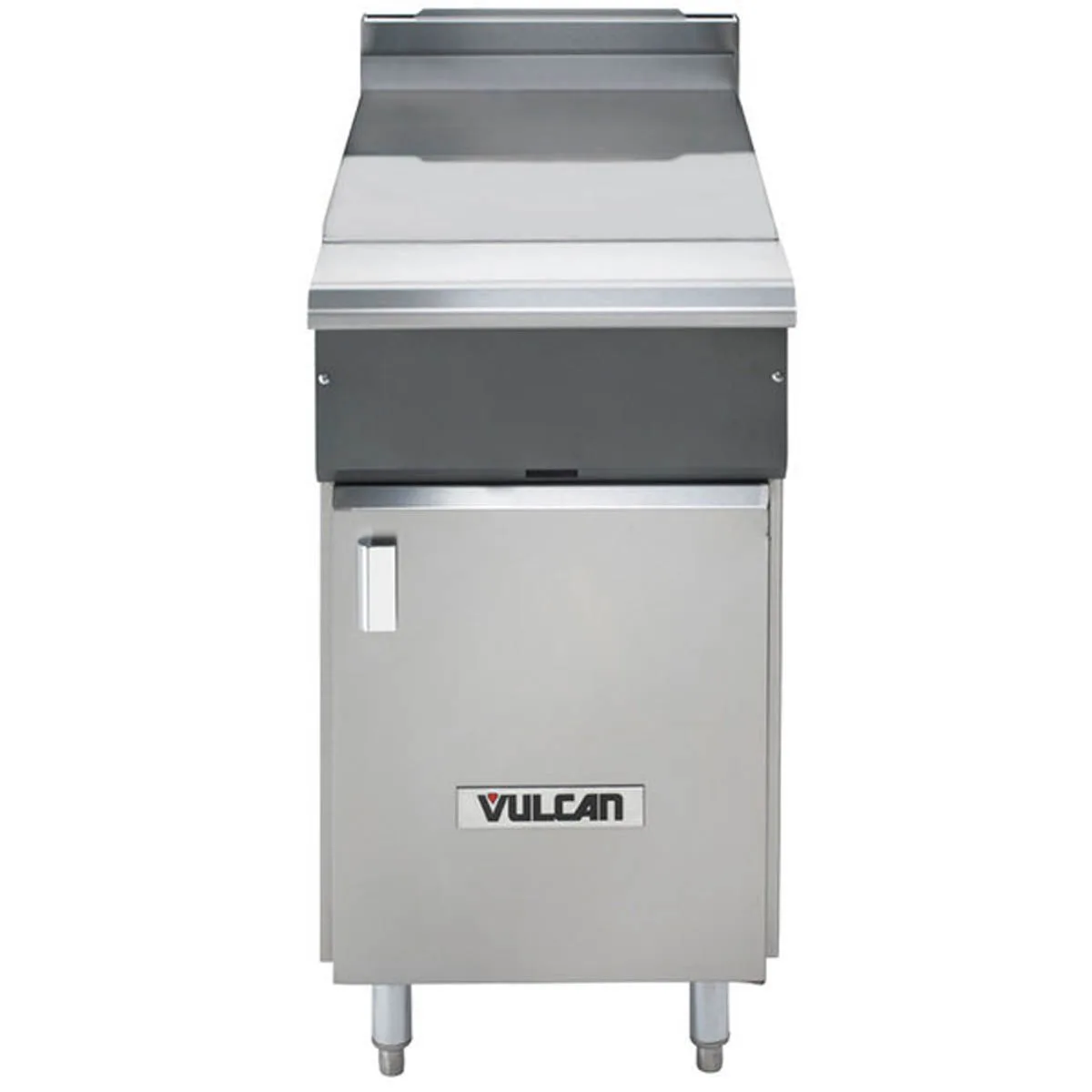 Vulcan VWT12B 12" Gas Heavy Duty Range w/ 12" Work Top Spreader, (1) Cabinet Base, 4" Stub Riser on 6" Adjustable Legs