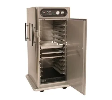 Carter-Hoffmann SR1820 1-Section Heated Holding Cabinet, 12 Trays/24 Pans, Stainless Steel, Solid Door, 67-72" H