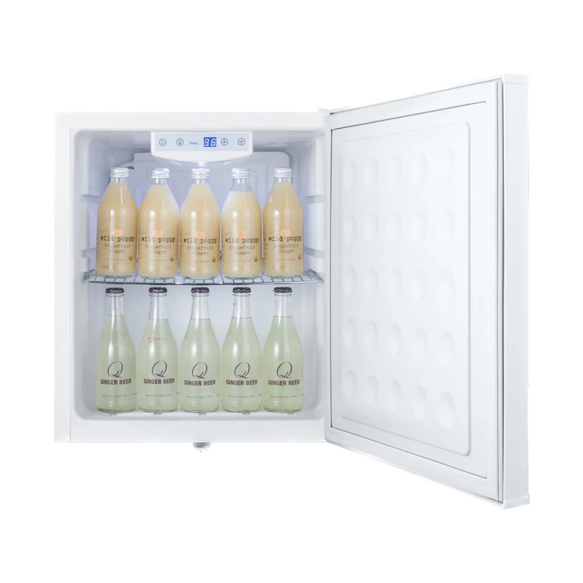 Summit FFAR25L7BI 17" Built-in Compact Refrigerator in White, 1.7 cu.ft