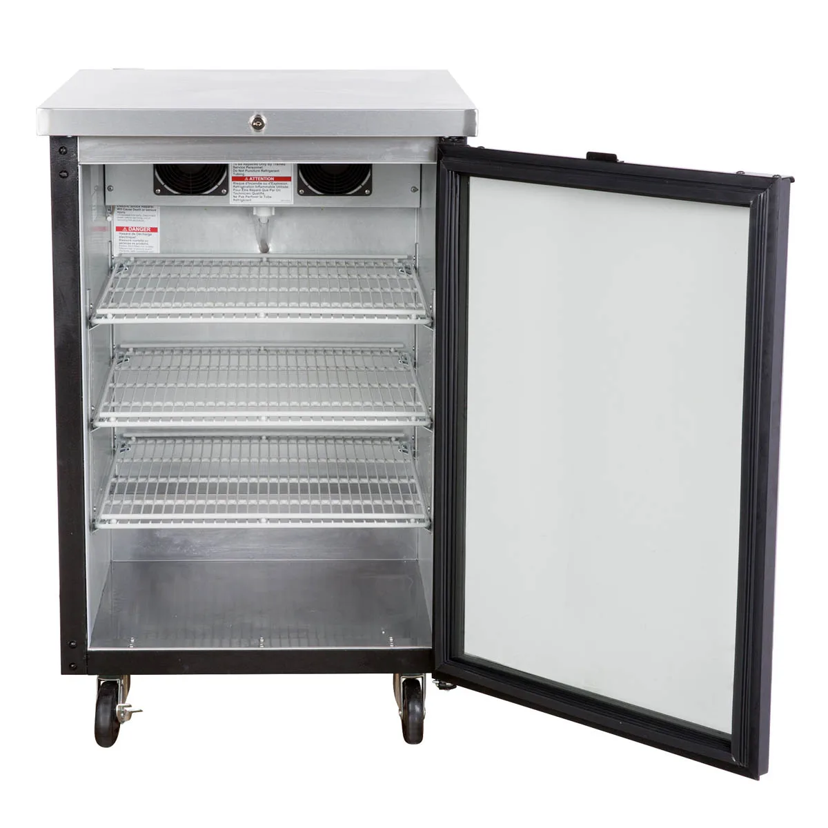 Beverage Air BB24HC-1-G-B 24" Refrigerated Back Bar Cabinet