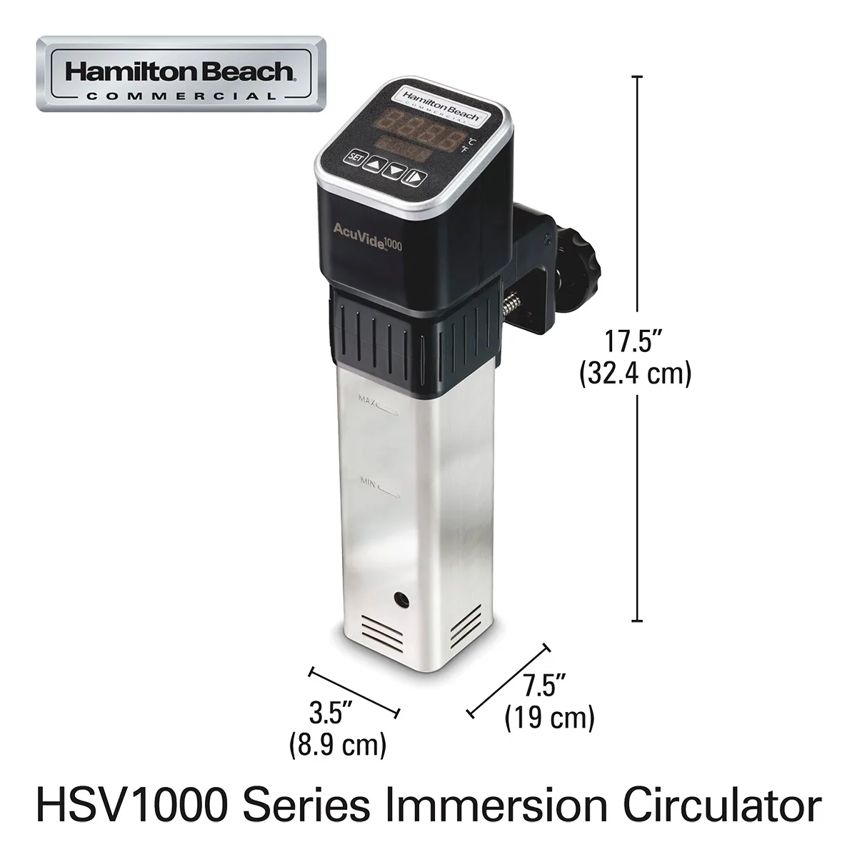 Hamilton Beach HSV1000-CE (International) Acuvide™ 1000 Immersion Circulator