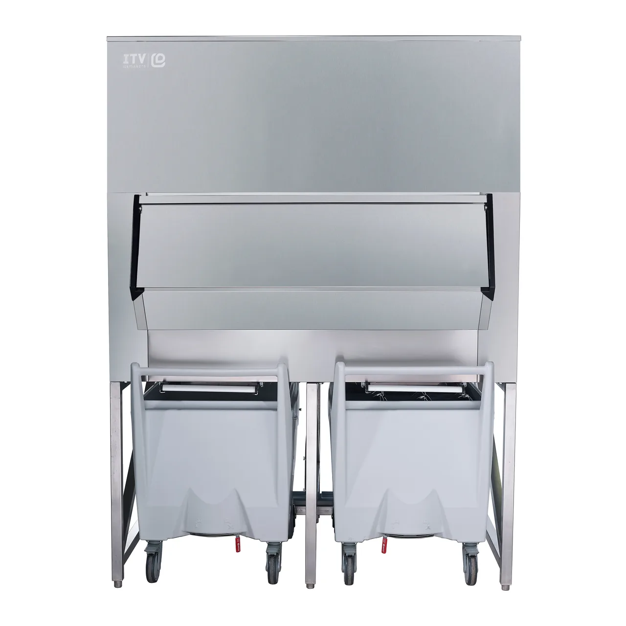 ITV Ice Makers SCD-1800 60" Ice Storage Bin with Transport Cart, 1790 lb