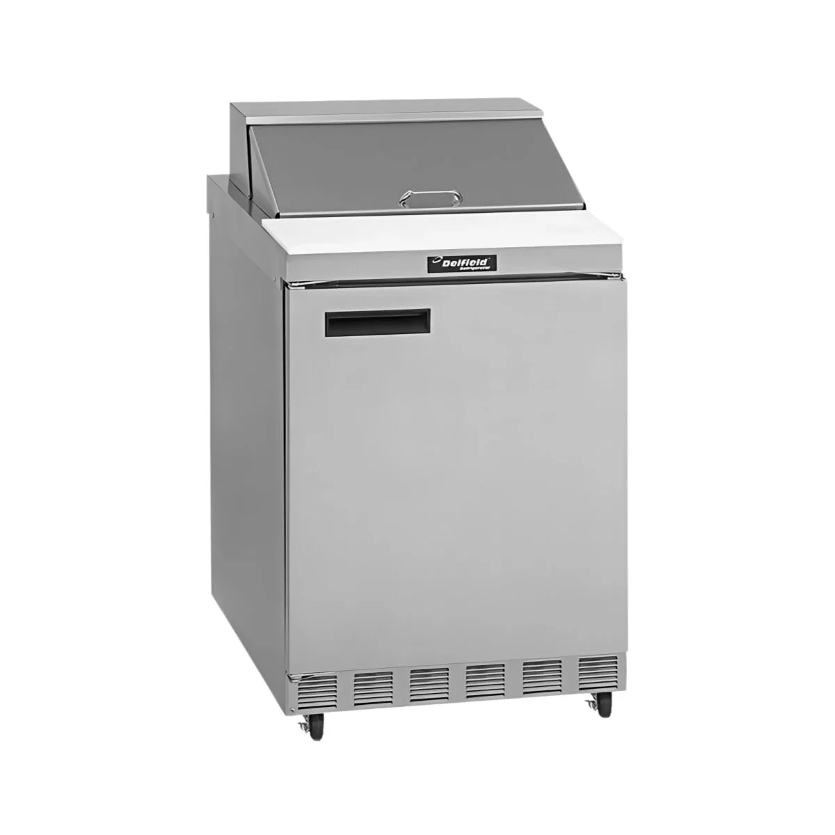 Delfield 4432NP-12M 32" One Section Mega Top Sandwich Prep Table, 1 Door, 12 Pans