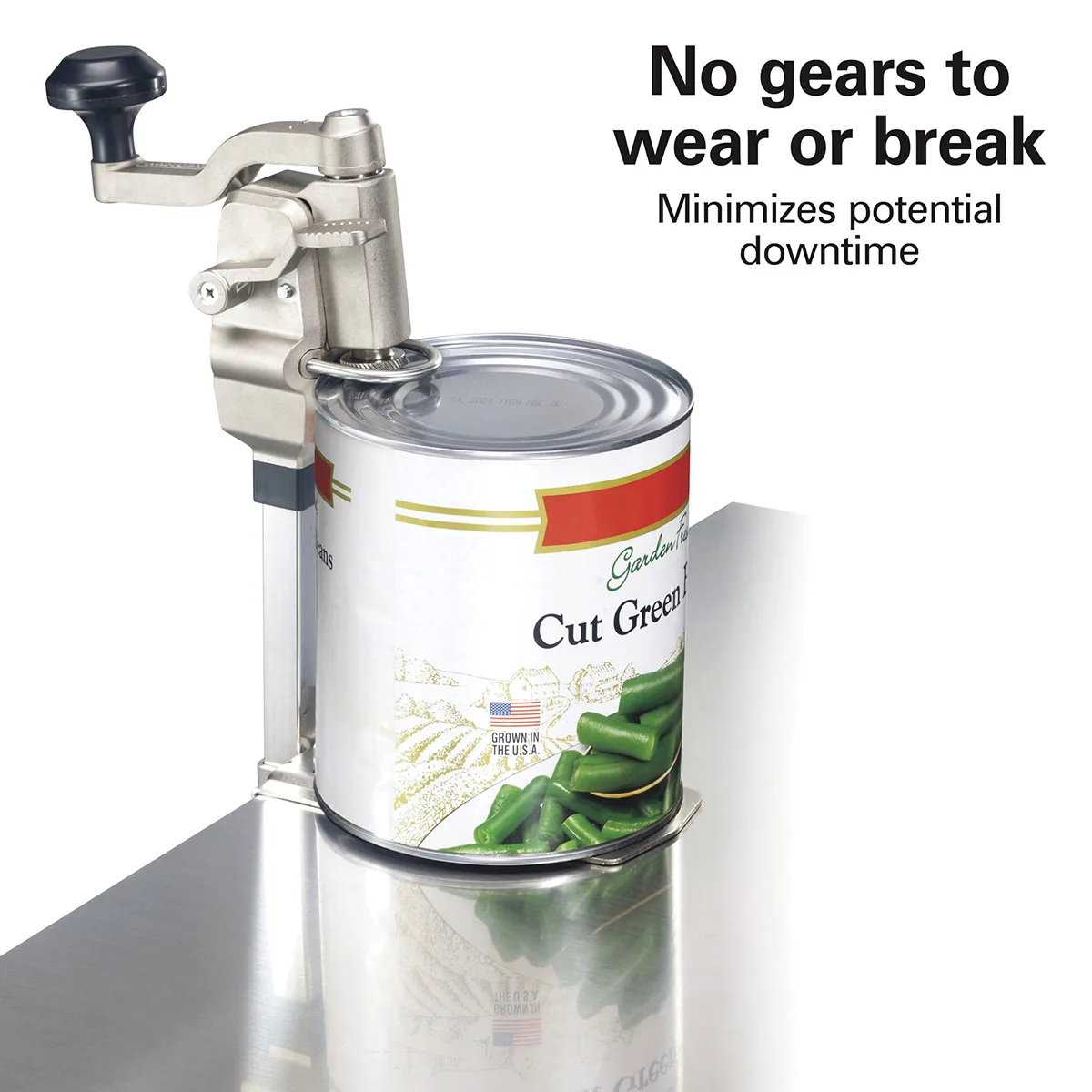 Hamilton Beach HCO500 Can Opener, Side-Cut, Table Mount, Permanent