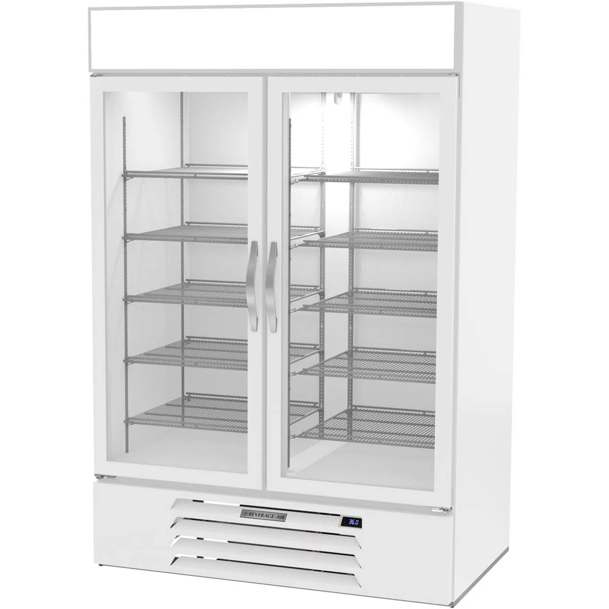 Beverage Air MMR49HC-1-W-WINE 52" Glass Door Wine Merchandiser, Single Temperature, 46.15 cu. ft.