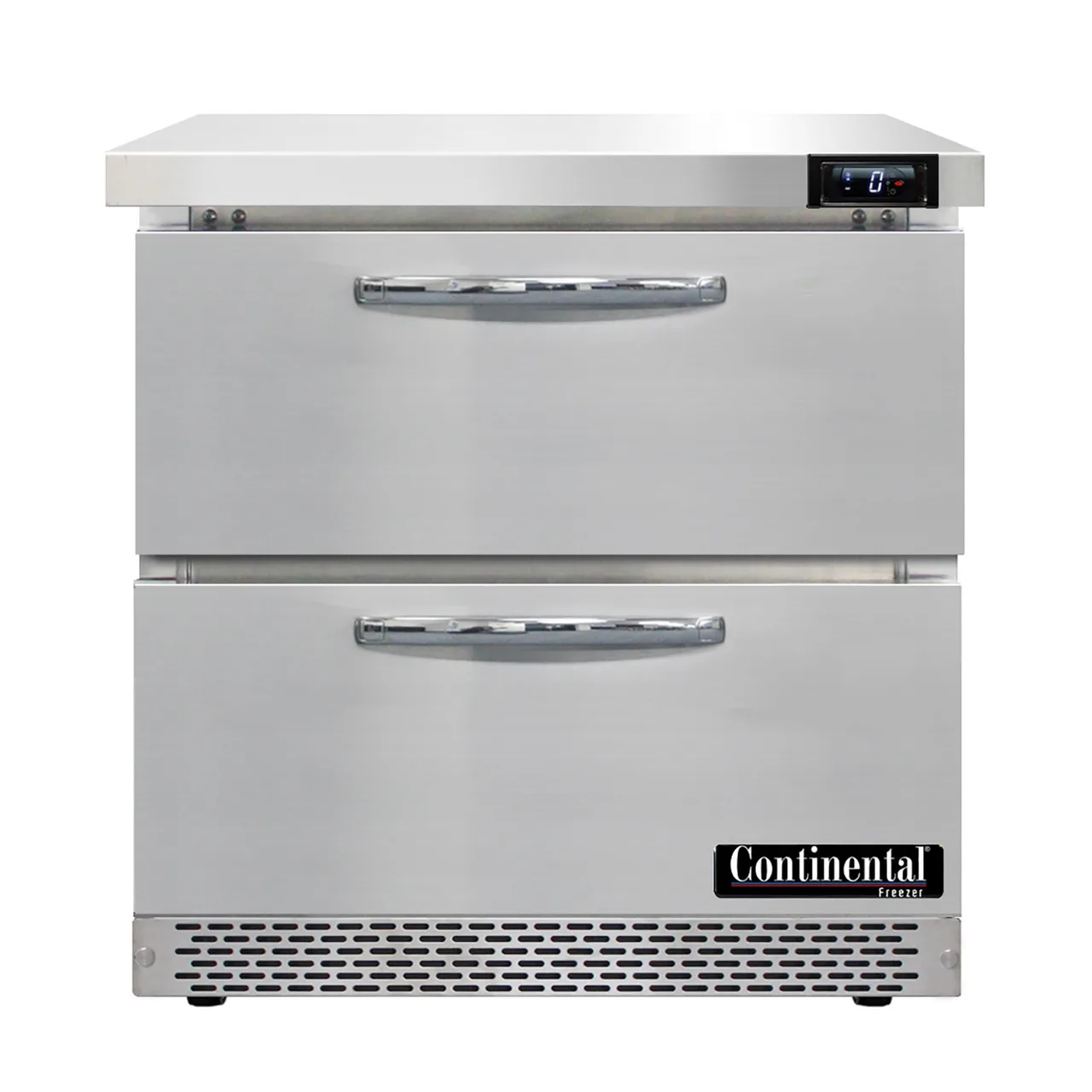 Continental Refrigerator SWF32N-FB-D 32" 1-Section Worktop Freezer w/ 2 Drawers, 9 cu. ft.