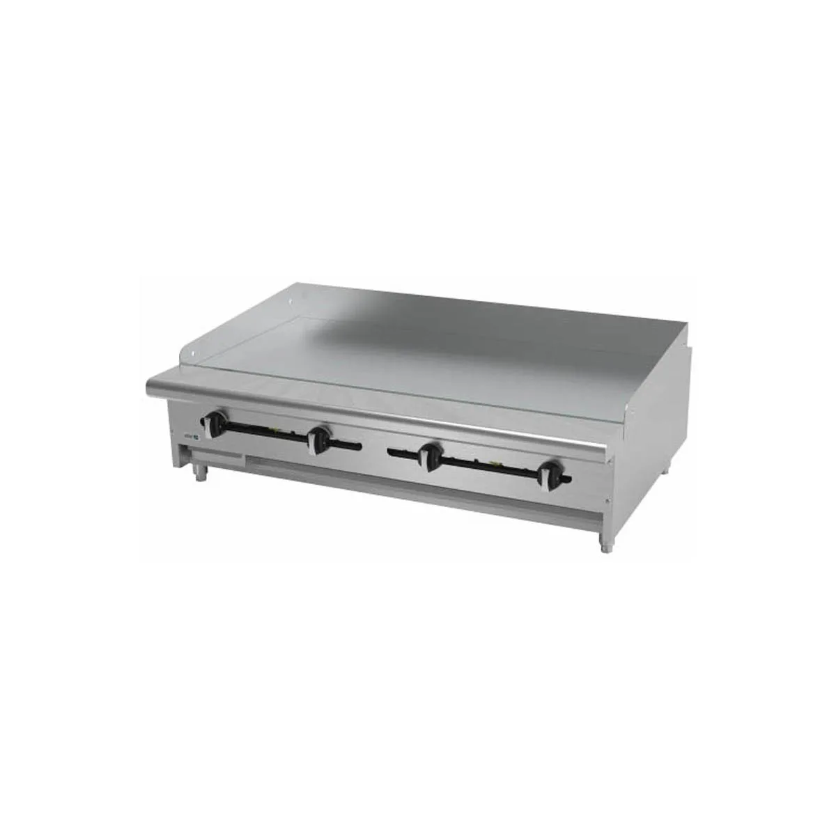 Asber AEMG-48-H 48" Countertop Gas Griddle with Manual Controls, 3/4" Steel Plate, 120.000 BTU