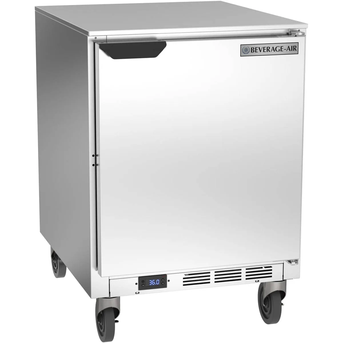 Beverage Air UCR24HC 24" One Section Undercounter Refrigerator w/ 1 Door, 4.48 cu. ft.