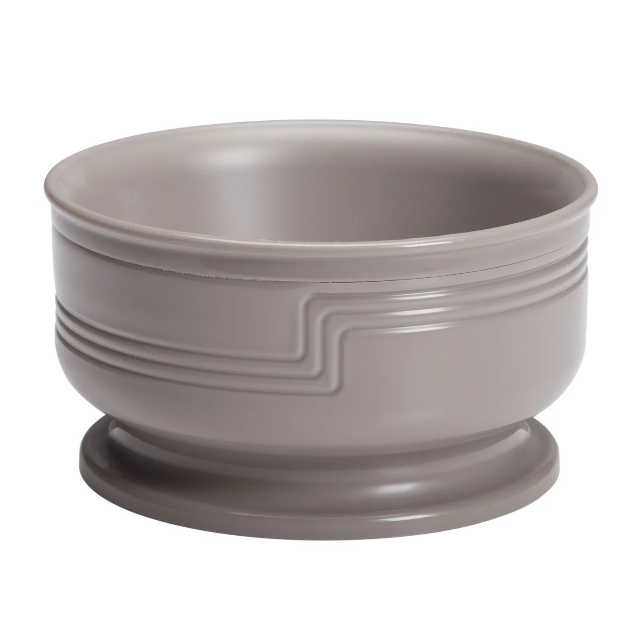 Cambro MDSB9457 Shoreline Plastic Bowl, 9 Oz, 4‑3⁄8" Dia x 2‑2⁄5" H, Gray PP, Dishwasher Safe