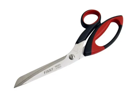 Omcan USA 12901 Kitchen Shears – Red Handle, Stainless Steel Blades, 10" Cutting Length, Design